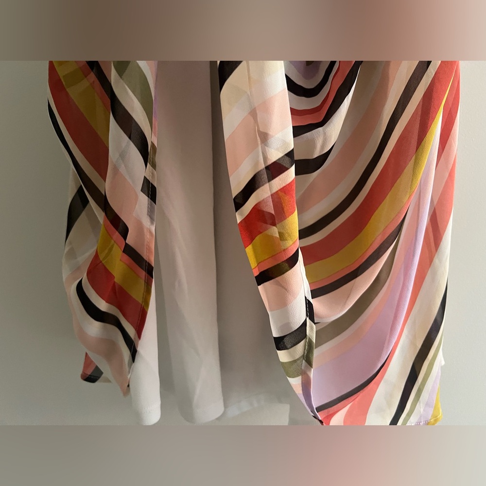 Torrid - Chiffon Midi Dress Pleated Multicolor
Striped Size 3 - Picture 5 of 6
